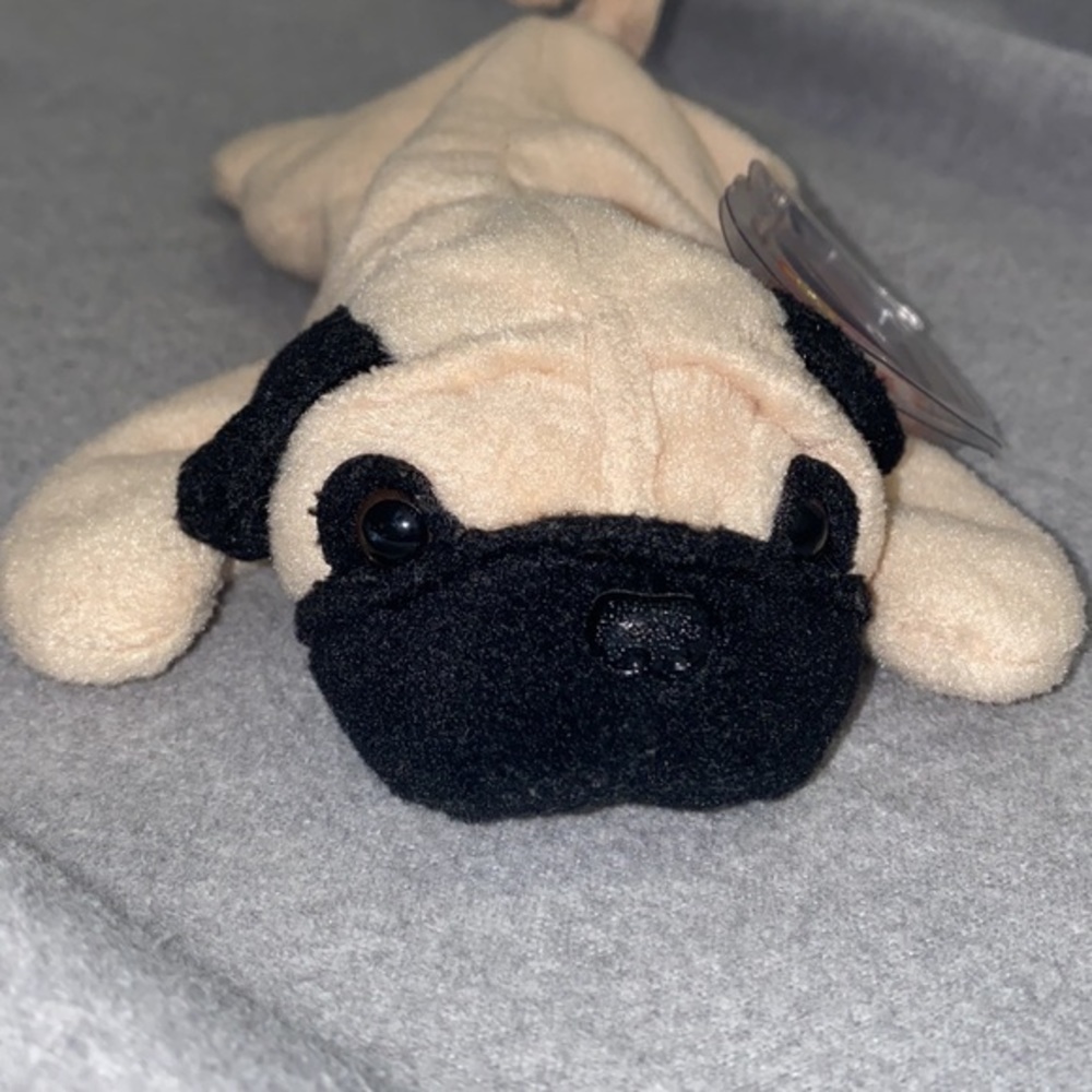 Pugsly collectible beanie baby